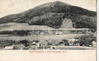 Petersbamgarten mit Bahn