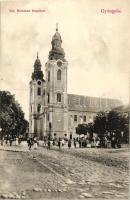 Gyöngyös, Szent Bertalan templom, tér (EK)