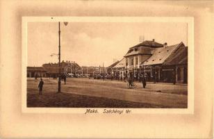 Makó, Széchenyi tér, Márton Dávid üzlete; kiadja Kovács Antal