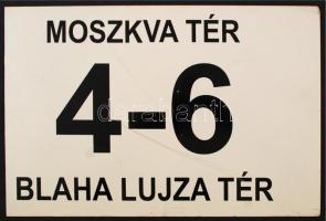 BKV 4-6 villamos tábla, műanyag, 30x45cm