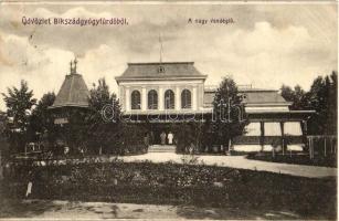 Bikszád-gyógyfürdő, Nagy vendéglő; Divald Károly fia / restaurant (EK)