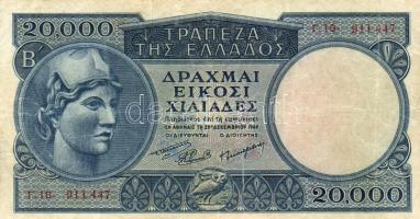 Görögország 1949. 20.000D T:II
