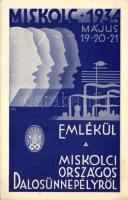 1934 Miskolci Országos Dalosünnepély / Hungarian song festival advertisement
