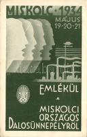 1934 Miskolci Országos Dalosünnepély / Hungarian song festival advertisement