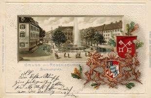 Regensburg 1900 Präge Litho C