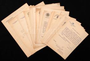 1937-1940 Bp., Csoór Lajos képviselő levelezése, 31 db levél