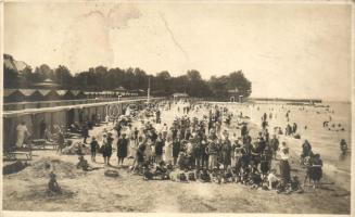1915 Siófok, Fürdőtelep, fürdőzők, Ellinger Ede fényképész photo