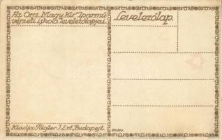 'Az Iparművészeti Iskola levelezőlapjai' Ungarische Werkstätte no. 2020. kiadja Rigler Rt....