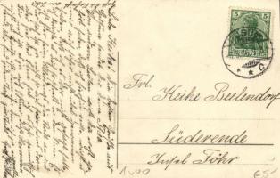 Ehre und Ruhm / WWI Central Powers propaganda, litho