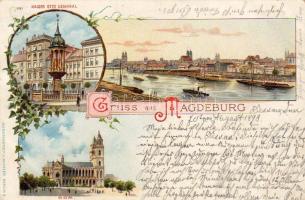 Magdeburg 1898 C Litho