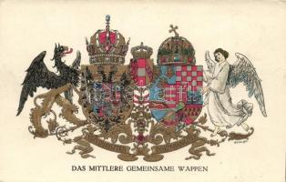 Das Mittlere gemeinsame Wappen, Rotes Kreuz Kriegsfürsorgeamt Nr. 288 / Austria-Hungary, coat of arms
