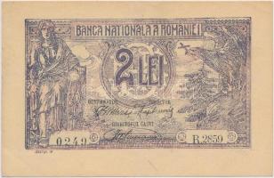 Románia 1920. 2L T:III Romania 1920. 2 Lei C:F