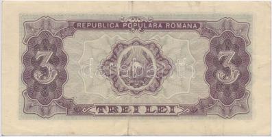 Románia 1952. 3L T:III
Romania 1952. 3 Lei C:F