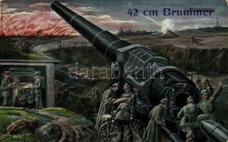 42 cm Brummer / Military WWI, German giant cannon s: G. Krasselt (gluemark)