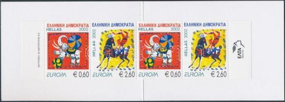 Europa CEPT: Cirkusz bélyegfüzet Europa CEPT: Circus stamp-booklet