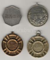 Szerbia 1898-1903. 2klf Ag + 2 Br kitüntetés T:2,3,4