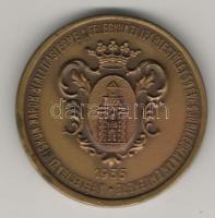 1935. "Félegyházai Iparegyesület-Kiskun Napok" kiállítási Br emlékérem. Szign:Sződy T:1/2