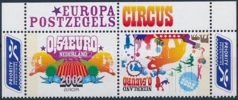 Europa CEPT: Circus corner reverse pair Europa CEPT: Cirkusz ívsarki fordított pár