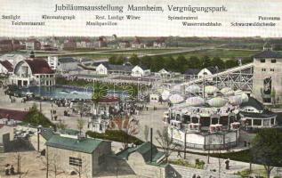 Mannheim, Jubiläumsausstellung, Vergnügungspark / Amusement Park (wet damage)