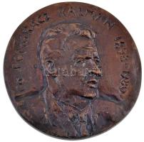 ~1980. "Pongrácz Kálmán" egyoldalas Br plakett (106mm) T:2