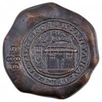 Csúcs Ferenc (1905-1999) 1976. "Pálóczi Horváth Ádám" kétoldalas plakett (70-73mm) T:1-,2