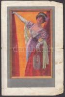 1912 Meghívó a Gégényi Ifjúsági Egyesület zártkörű táncmulatságára, részletes programmal, postán meg...