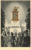 1941 Budapest, Nemzetközi Vásár, Franck kávé pavilonja, reklám s: Gebhardt (fa)