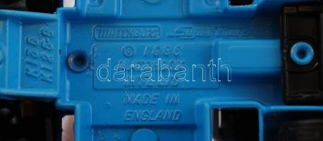 Matchbox Mercedes Benz kamion jachttal (K-129), eredeti sérült dobozában, h:29 cm, m:11 cm