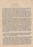 1956 Bp., A Magyar Írók Szövetsége által kiadott nyilatkozat az '56-os eseményekkel kapcsolatban