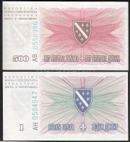 Bosznia-Hercegovina 1994. 1D + 500D T:I