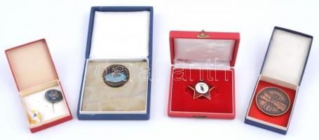 ~1960-1991. 5db-os jelvény és érem tétel: "A Szocialista Kultúráért" + "50 éves a Főv...