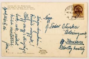 1940-43 Vitéz Hadi József, Horthy Miklós sofőrje, és  menyasszonya, későbbi felesége, Fodor Etus lev...