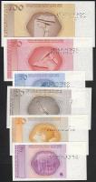 Bosznia-Hercegovina 1998. 50CPf-100CDM "B" variáns teljes sor "SPECIMEN" (Minta)...