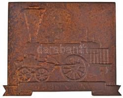 Csúcs Viktória (1934-) DN "MÁV 1846 - Derű" préselt rézlemez (84x68mm) T:2