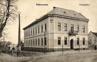 Budapest XVII. Rákoscsaba, községháza, Varga Mihály kiadása (EK)