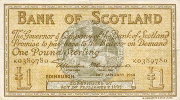 Skócia 1950. 1Pound Sterling T:II R!