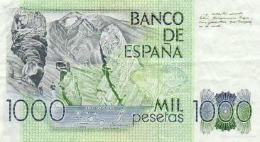 Spanyolország 1979. 1000P T:II+ Csak egyszer hajtva!