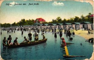 Siófok, Balatoni élet, parti fürdő (ázott sarok / wet corner)