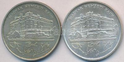 1993. 200Ft Ag "MNB" (2x) T:2,2-