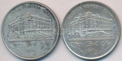 1993. 200Ft Ag "MNB" (2x) T:2,2-