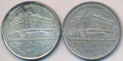 1993. 200Ft Ag "MNB" (2x) T:2,2-