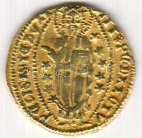 Keresztes Lovagok/Kreuzfahrer/Chios Filippo Maria Visconti 1421-1436. Zecchino velencei mintára/ nach venezianischem Art variáns/Variant Au 3,5g T:3-/sehr schön-