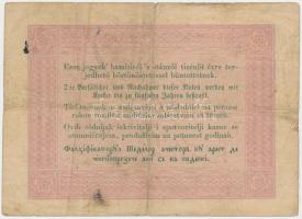 1848. 5Ft "Kossuth bankó" vörösesbarna T:III,III-