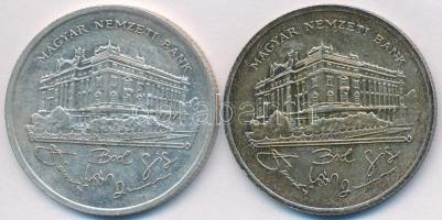 1992. 200Ft Ag "MNB" (2x) T:2,2-