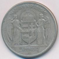 1930. 5P Ag &quot;Horthy jobbra&quot; T:3 Adamo P8