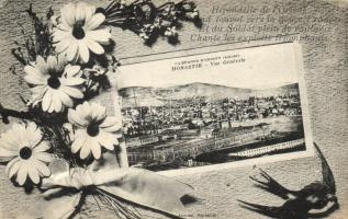 Bitola, Monastir; barracks, swallow, flowers (EK)