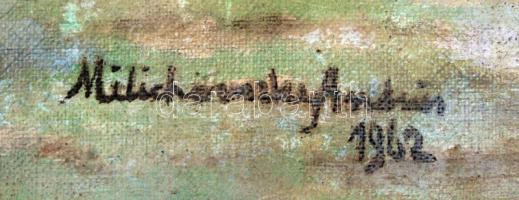 Milichovszky András: Tihany. Olaj, vászon, jelzett, 29×40