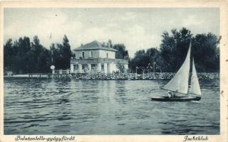 4 db RÉGI magyar városképes lap; Balatonföldvár, Balatonlelle, Siófok, Tihany / 4 old Hungarian town...