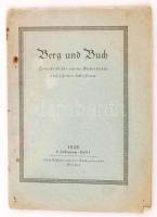 Berg und Buch - Zeitschrift für Alpine Bücherkunde und Alpines Schriftttum. München, 1928.