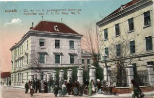 Újvidék, cs. és kir. 6. gyalogezred laktanya, Kaserne des K.K. Ing. Reg. No. 6 / military barracks (EB)